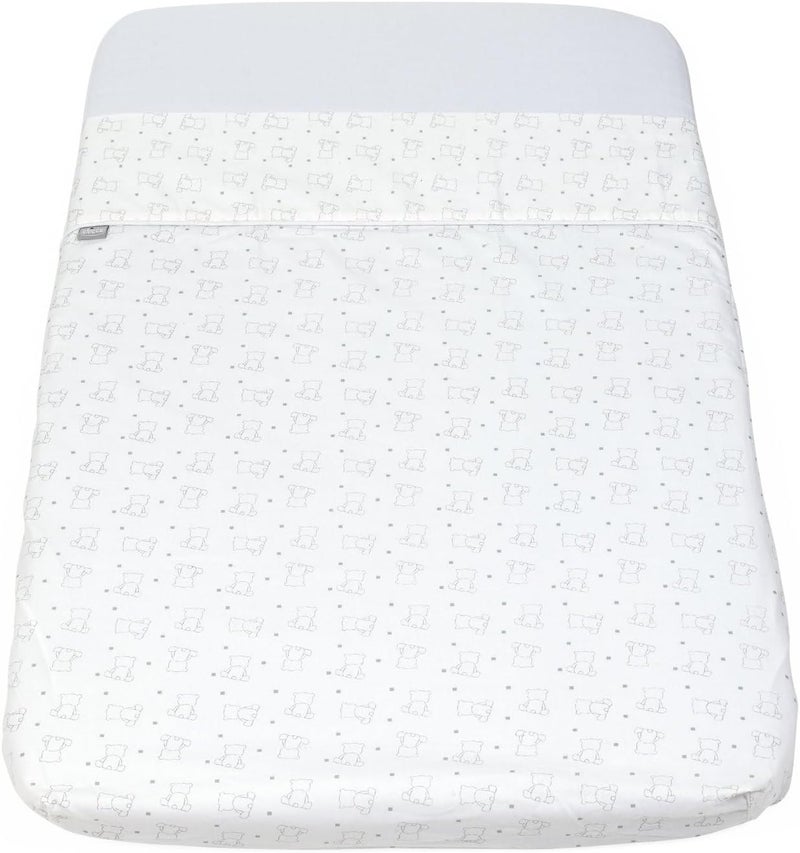 طقم سرير شيكو 2 قطعة UP&DOWN (شاشة علوية وسفلية) لنوم N2M للأبد، خروف رمادي